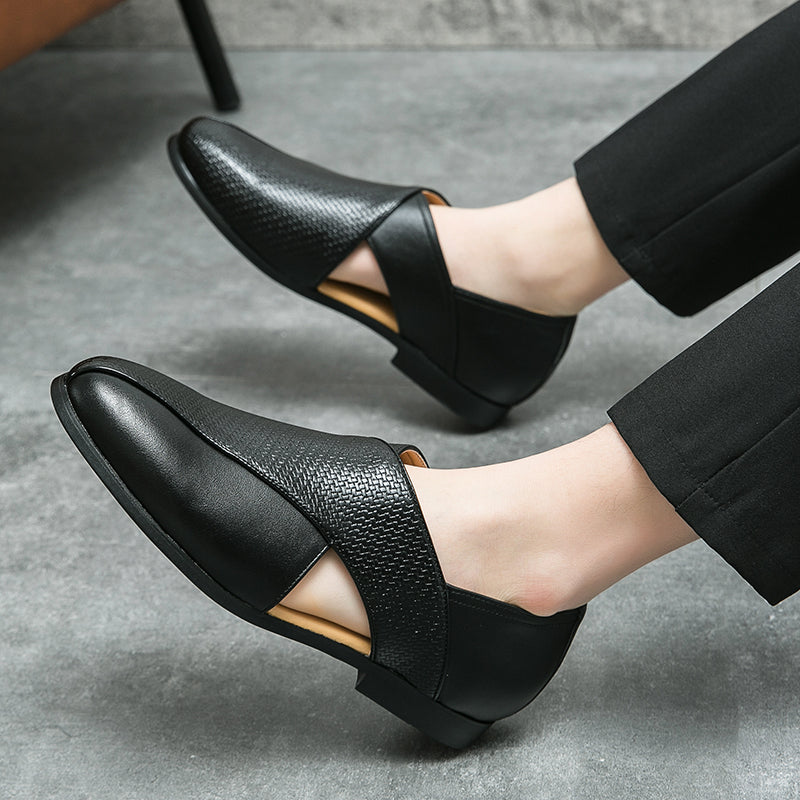 Mocassins de couro vintage