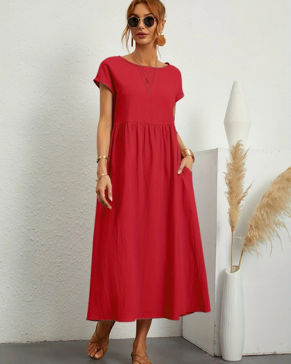 Vestido de mulher elegante