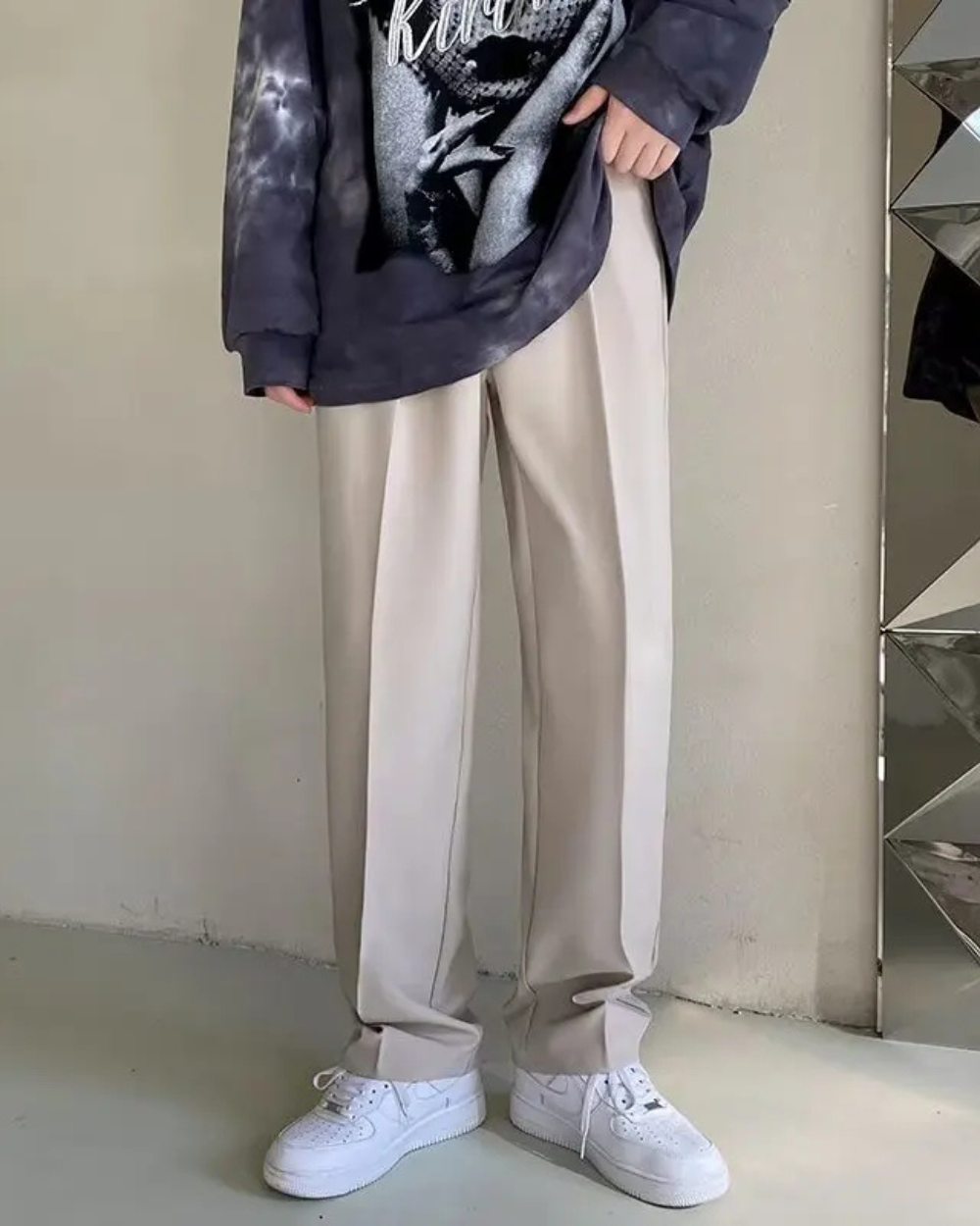 Calça larga Milan