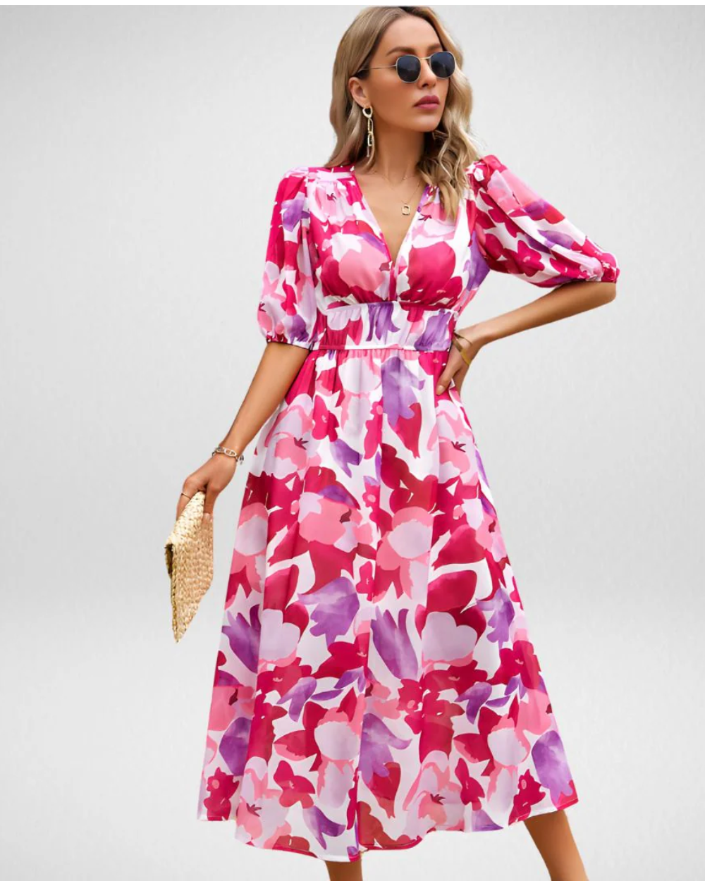Vestido comprido elegante Veneza