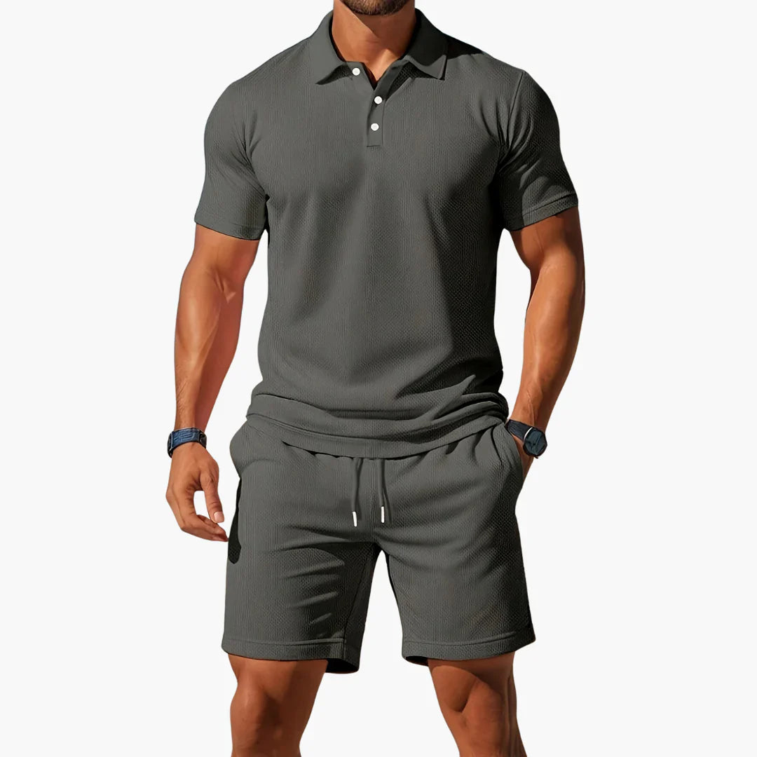 Conjunto de camisas pólo de verão