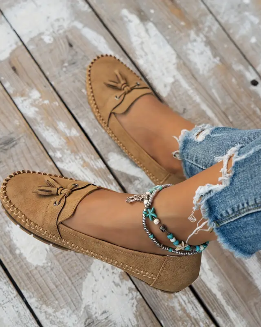 Mocassins macios e confortáveis