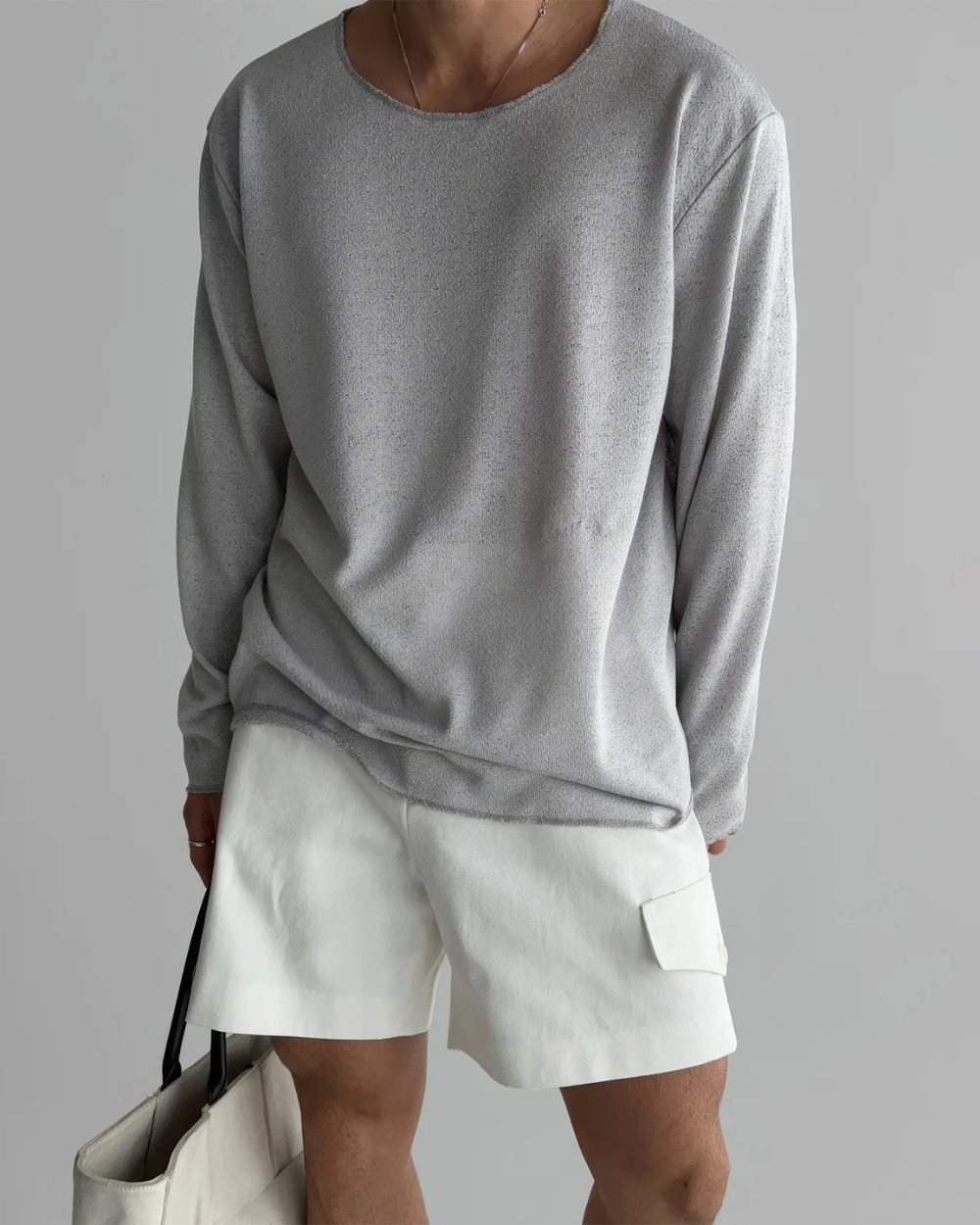 T-shirt de malha casual