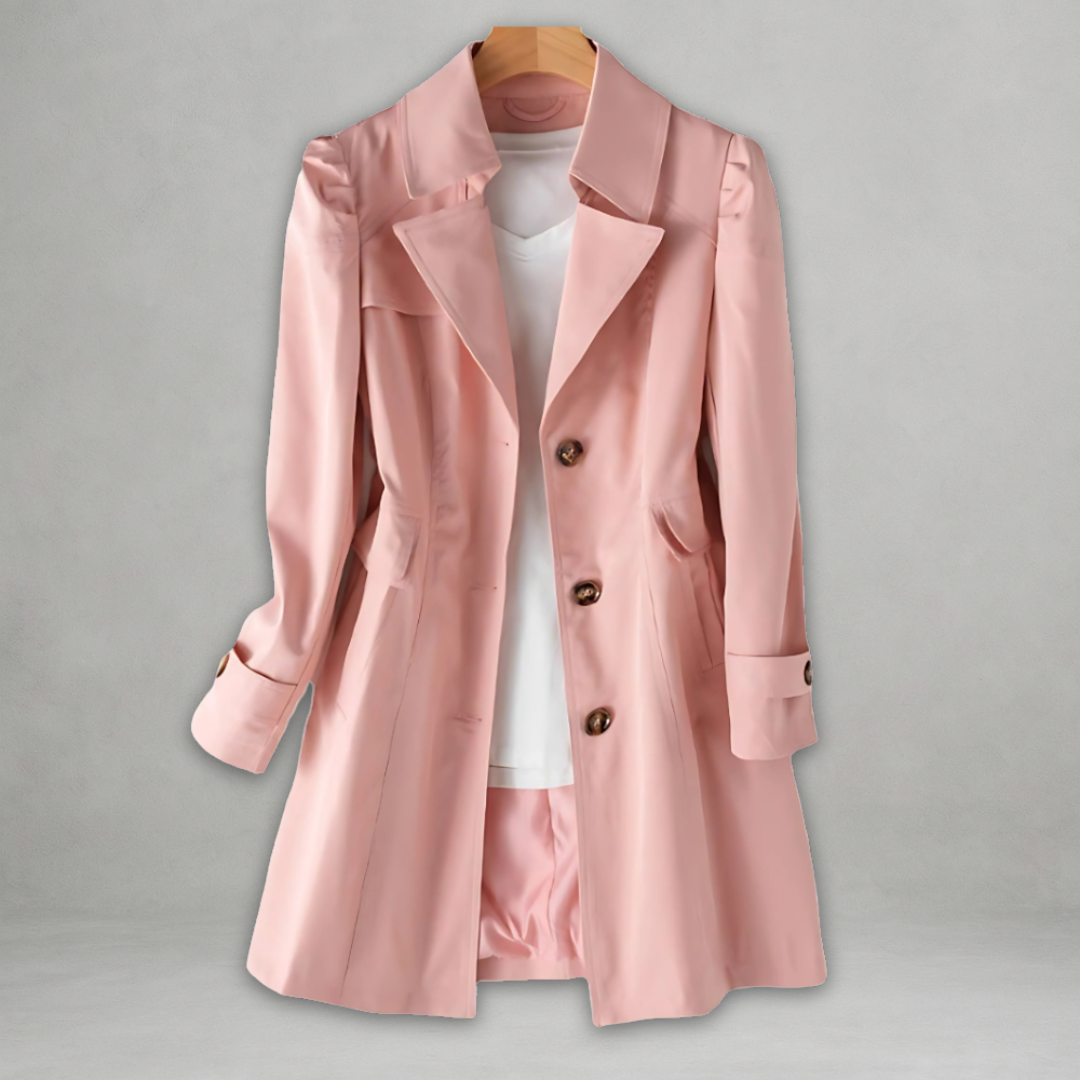 Gabardina elegante para mulher