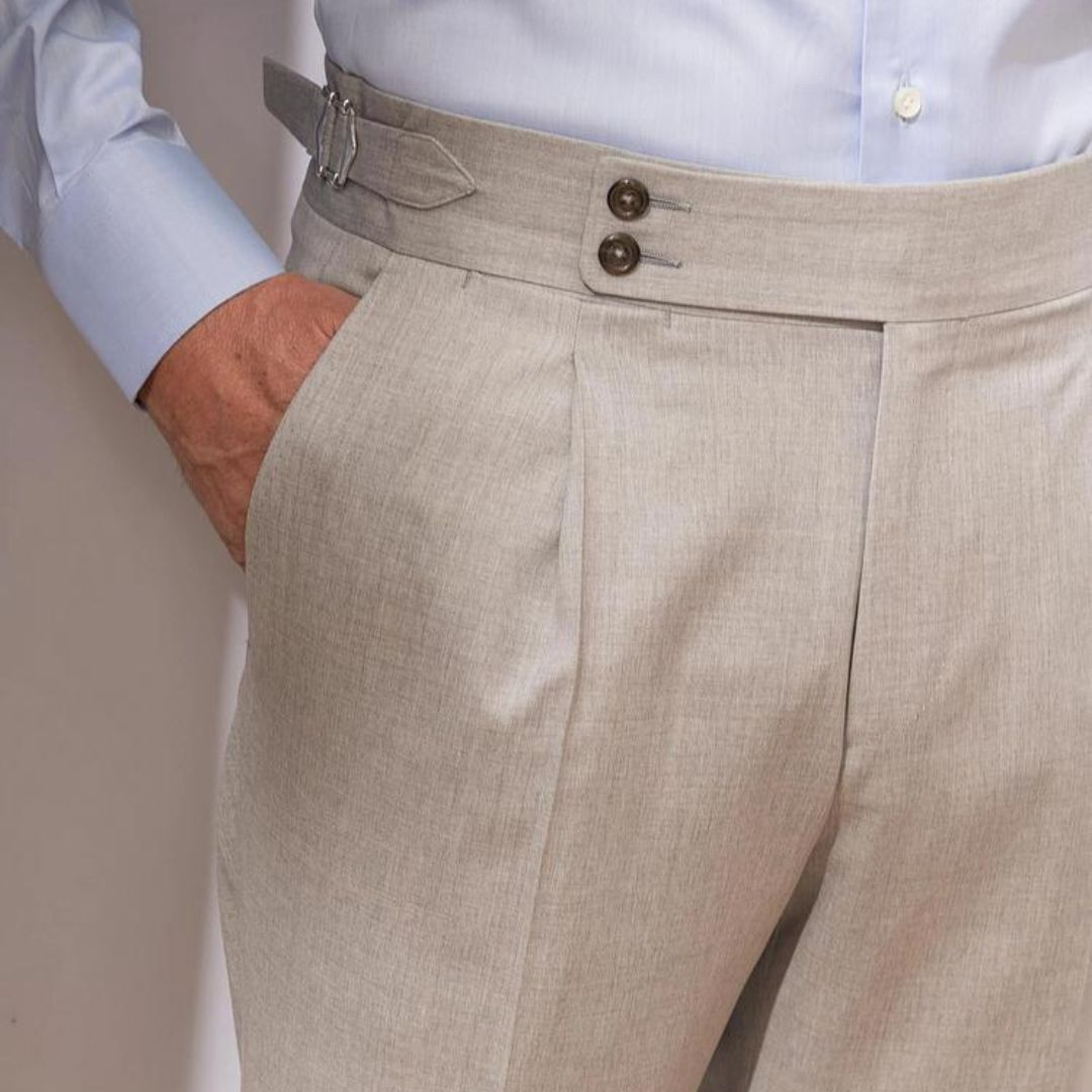Pantalona de linho Gold Coast