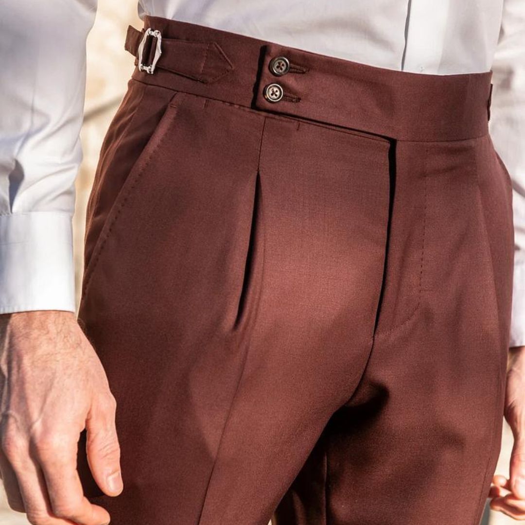 Pantalona de linho Gold Coast