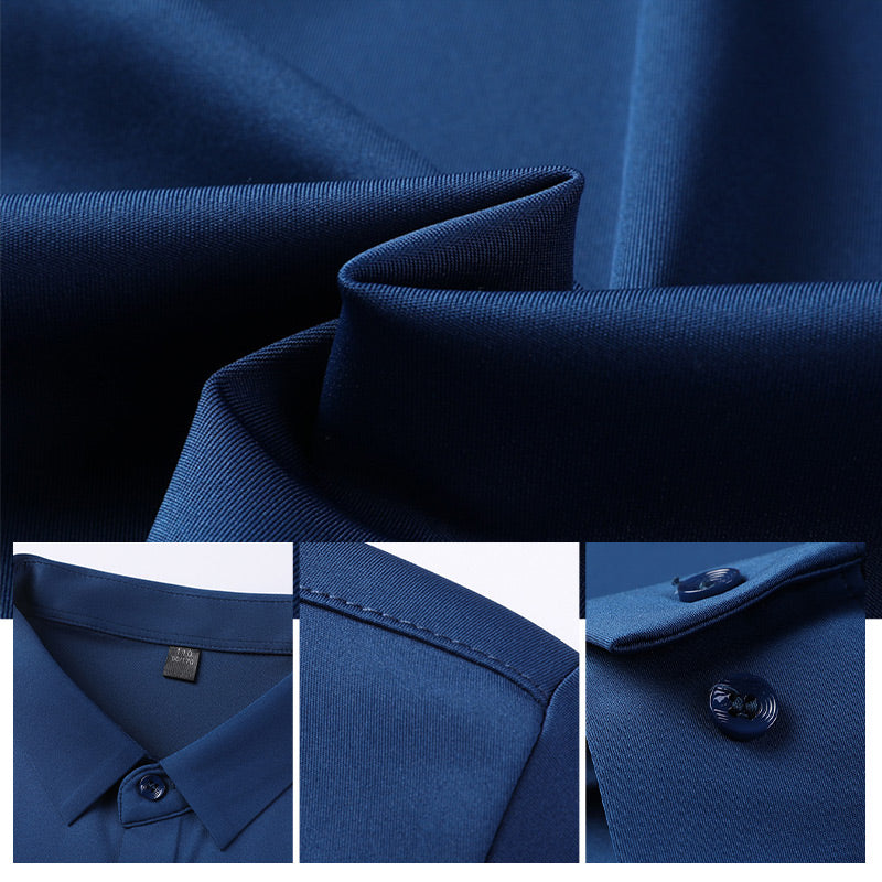 Camisa elástica sem rugas