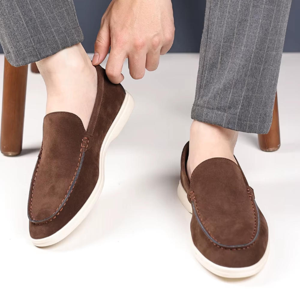 Mocassins de camurça de luxo