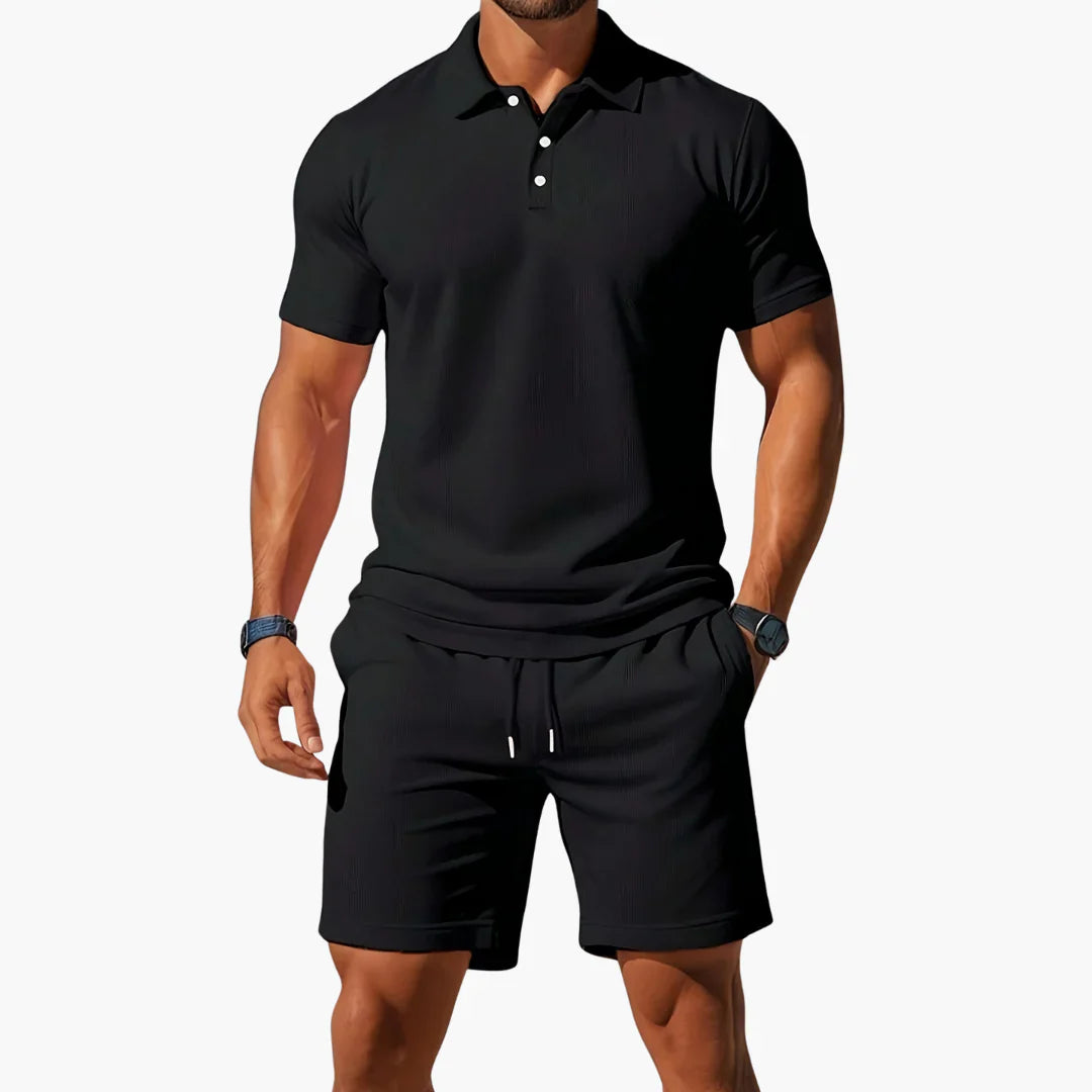Conjunto de camisas pólo de verão