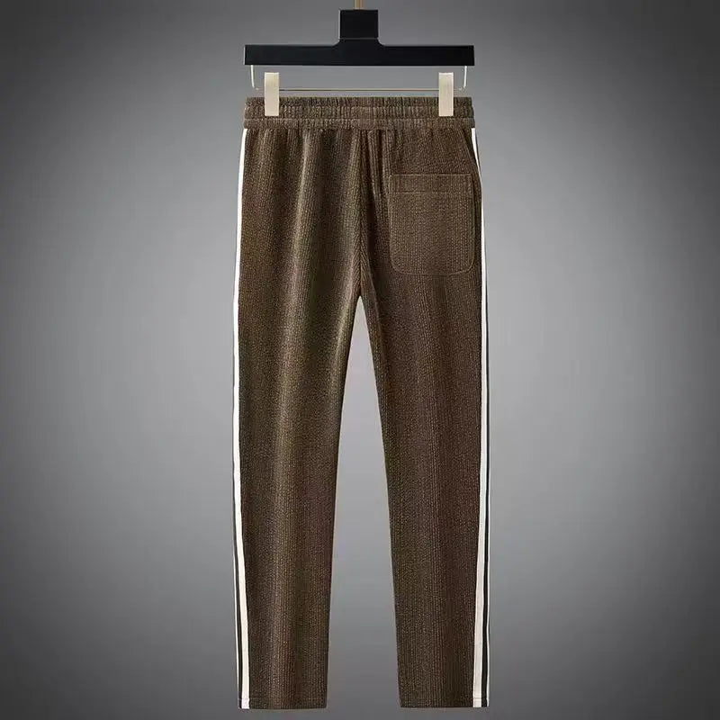 Conjunto de algodão elegante para homem