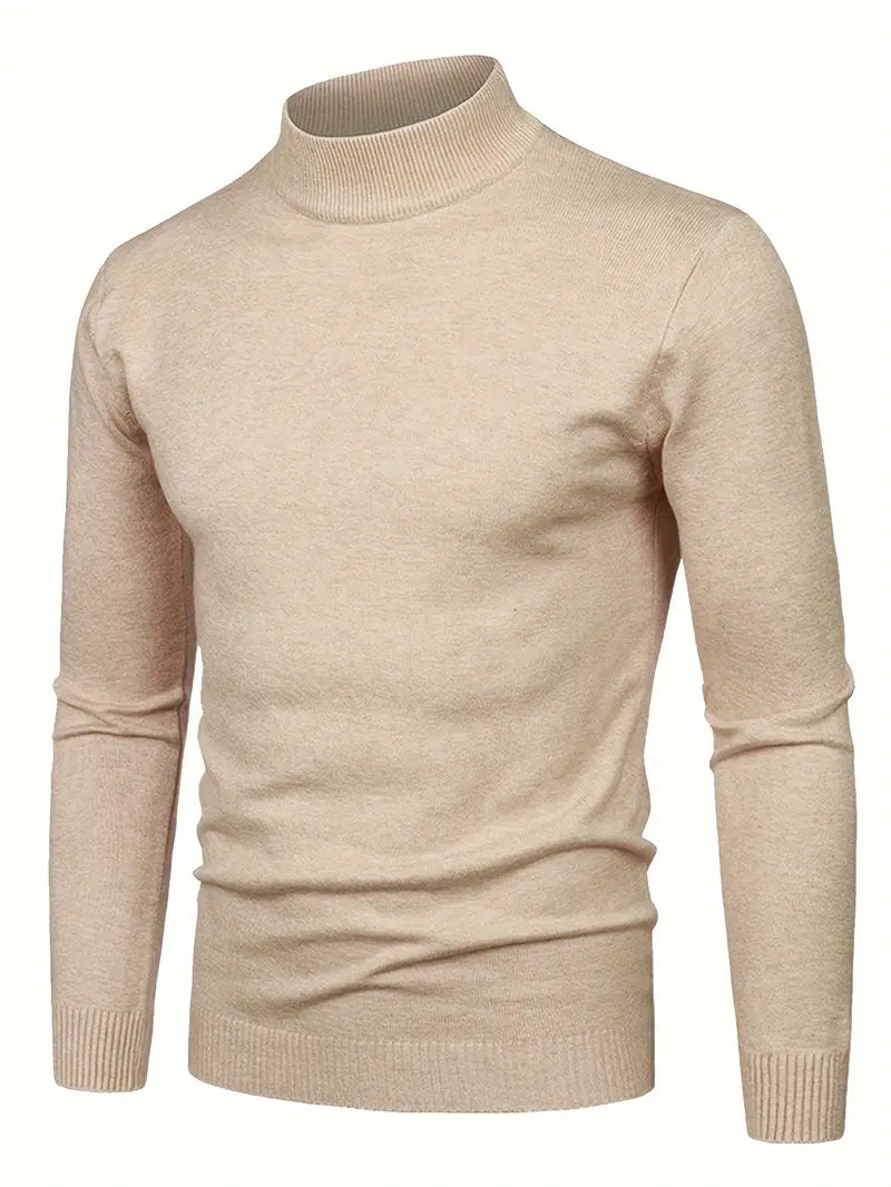 Camisola de gola alta elegante