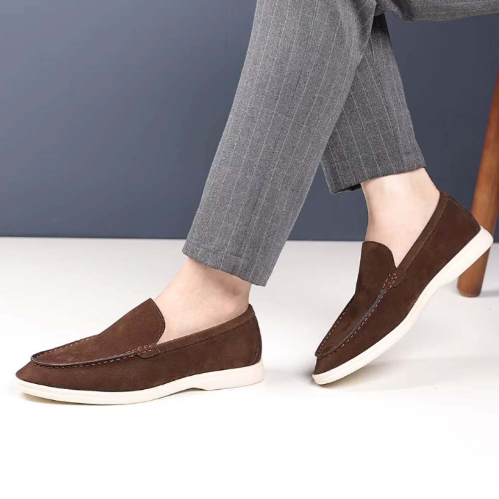 Mocassins de camurça de luxo