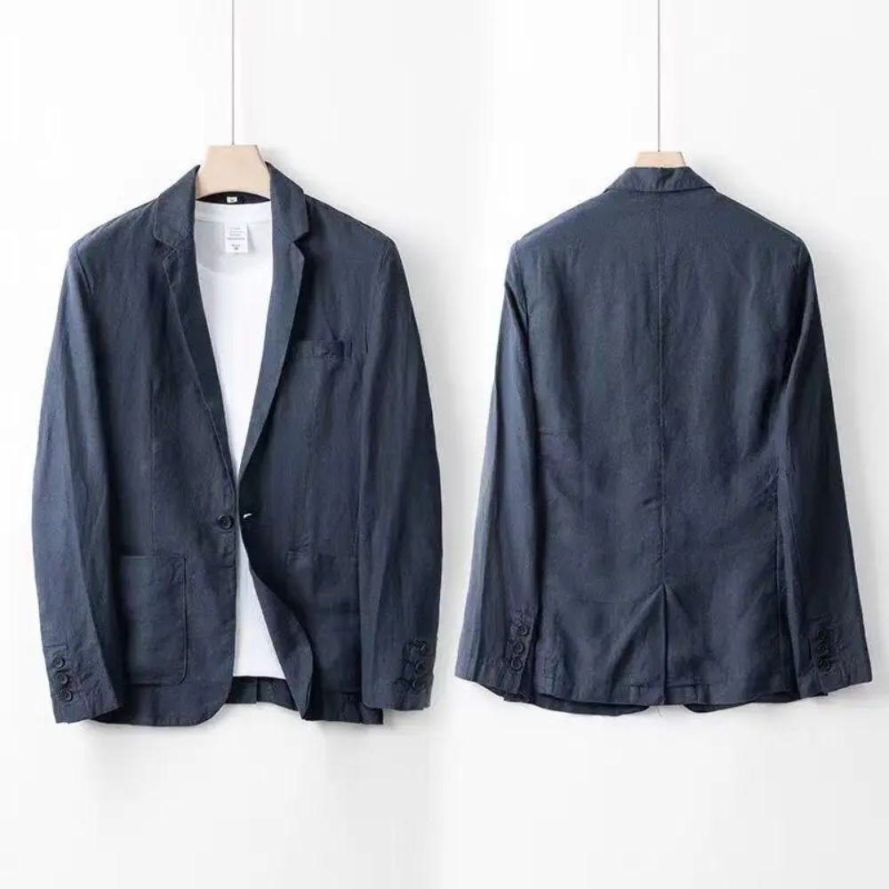 Conjunto de linho elegante
