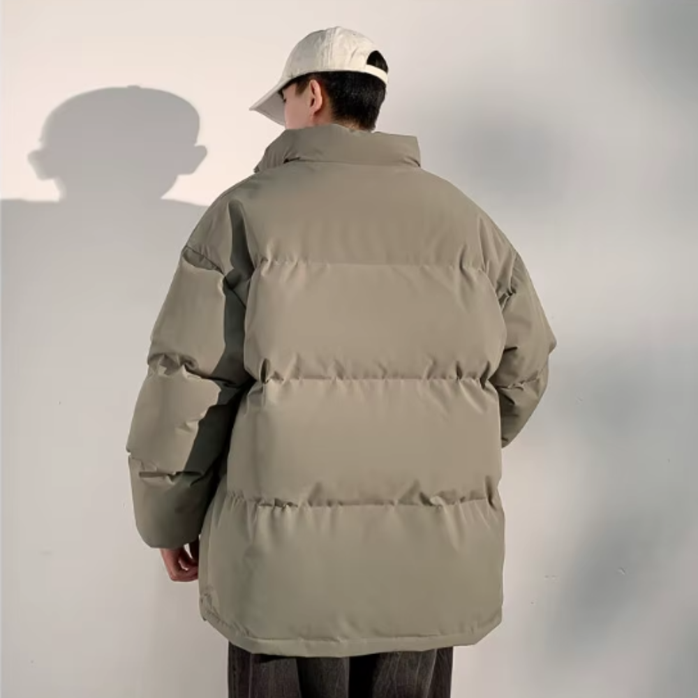 Casaco de parkas à prova de vento