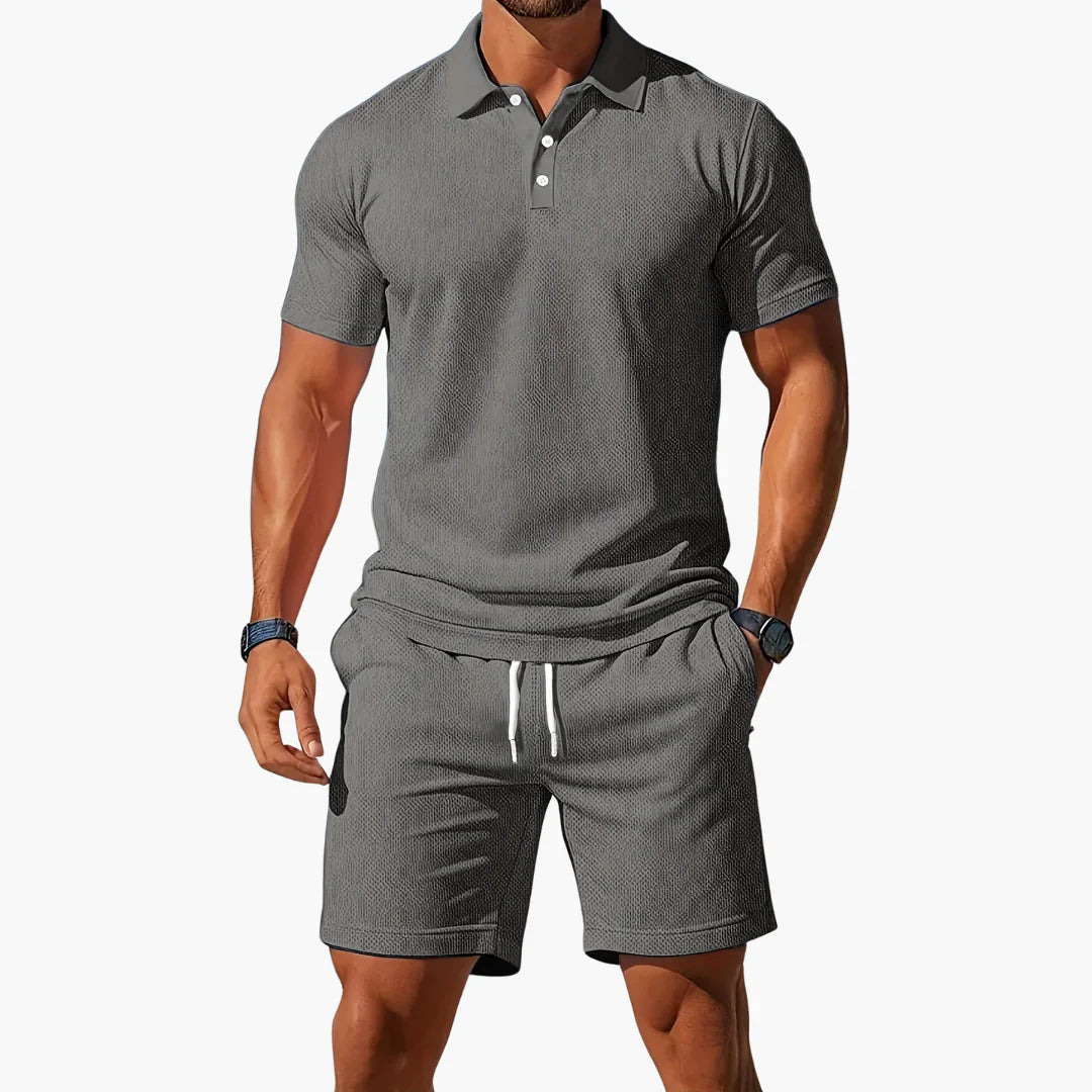 Conjunto de camisas pólo de verão