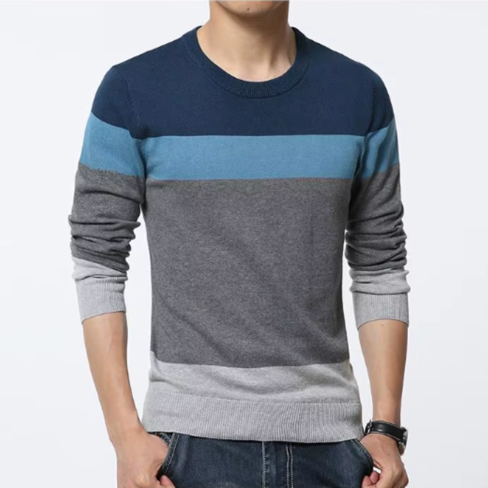 Camisola casual de algodão para homem