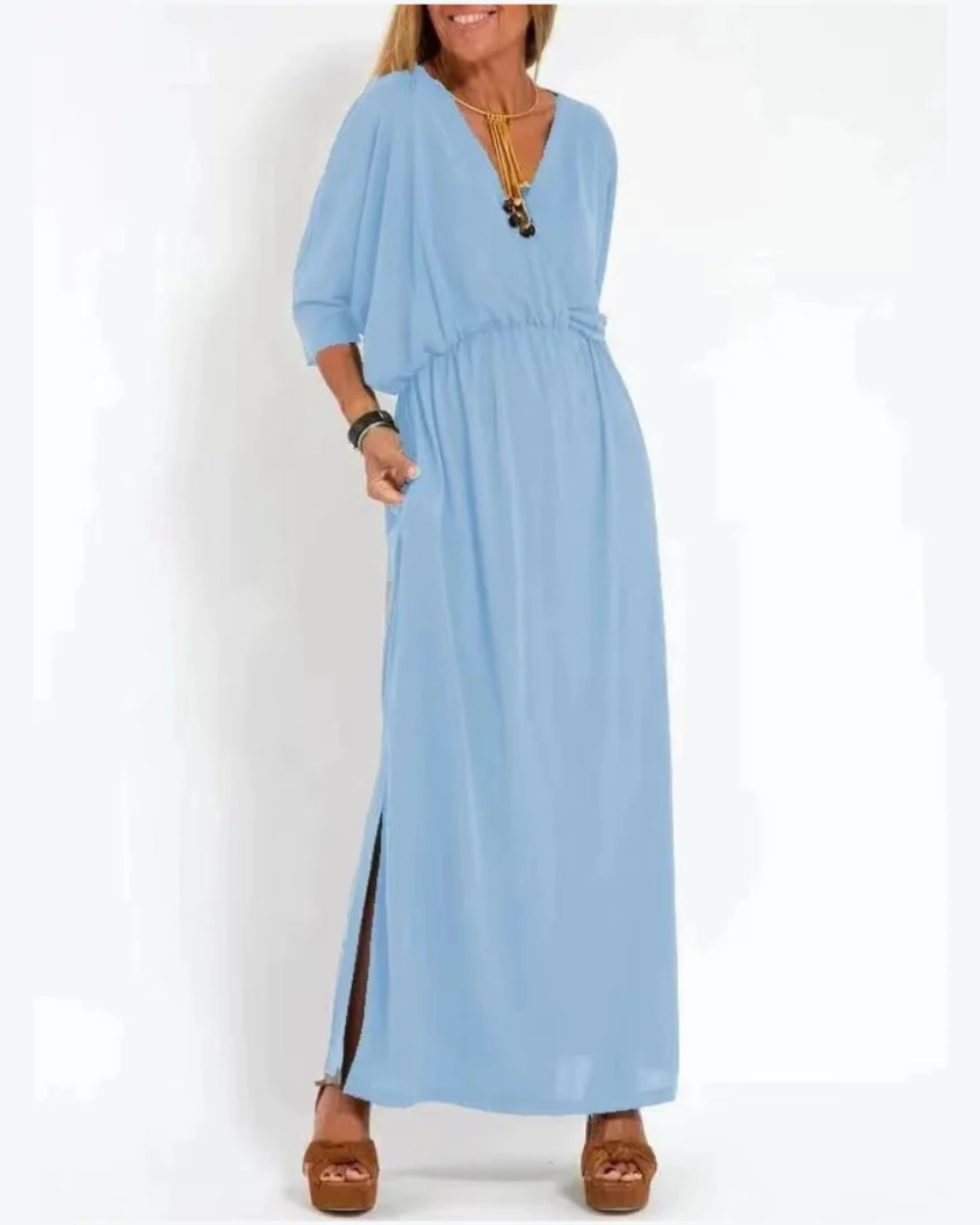Vestido de primavera elegante