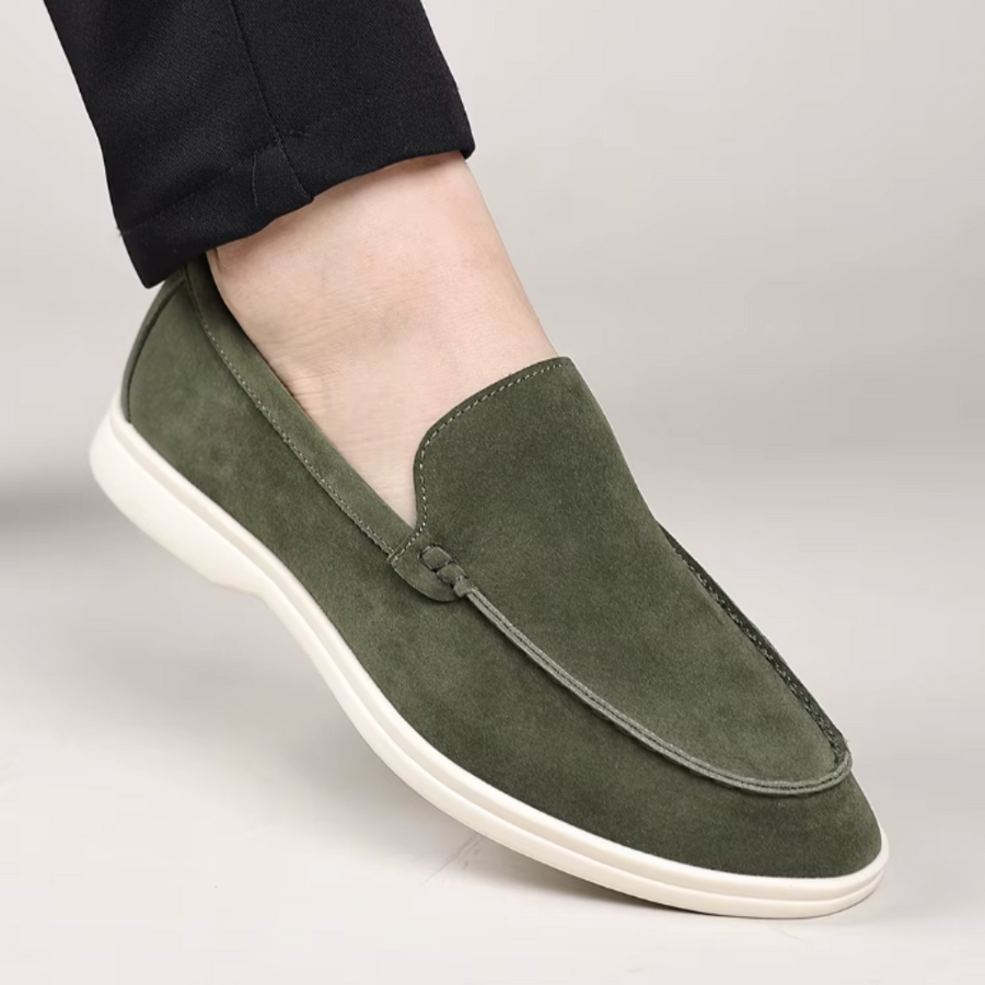 Mocassins clássicos de camurça