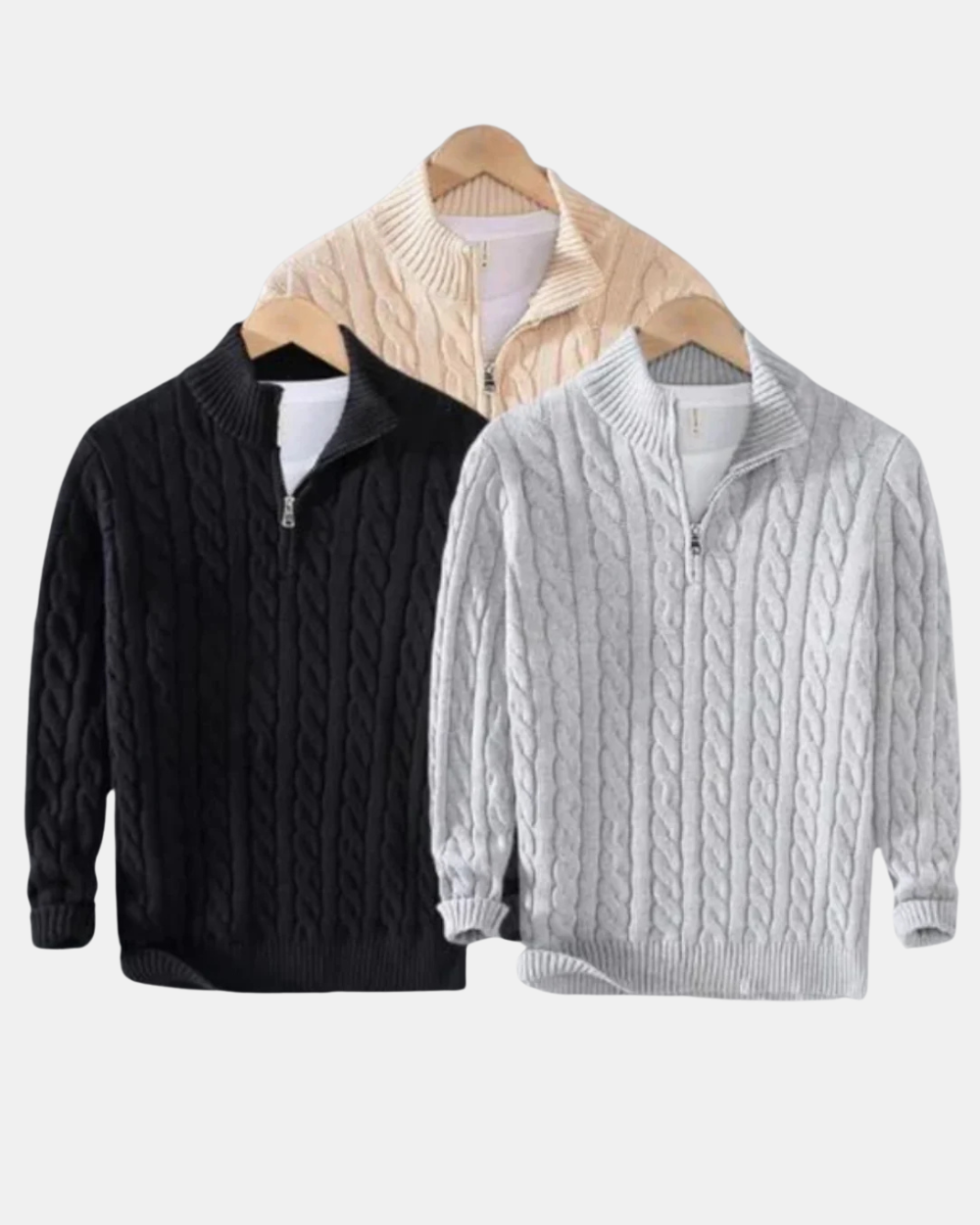 Camisola Pietro com meio fecho