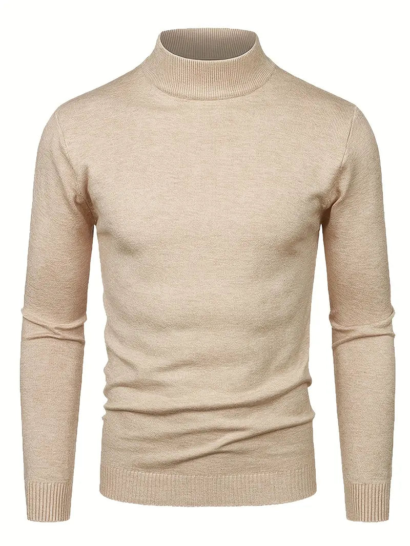 Camisola de gola alta elegante