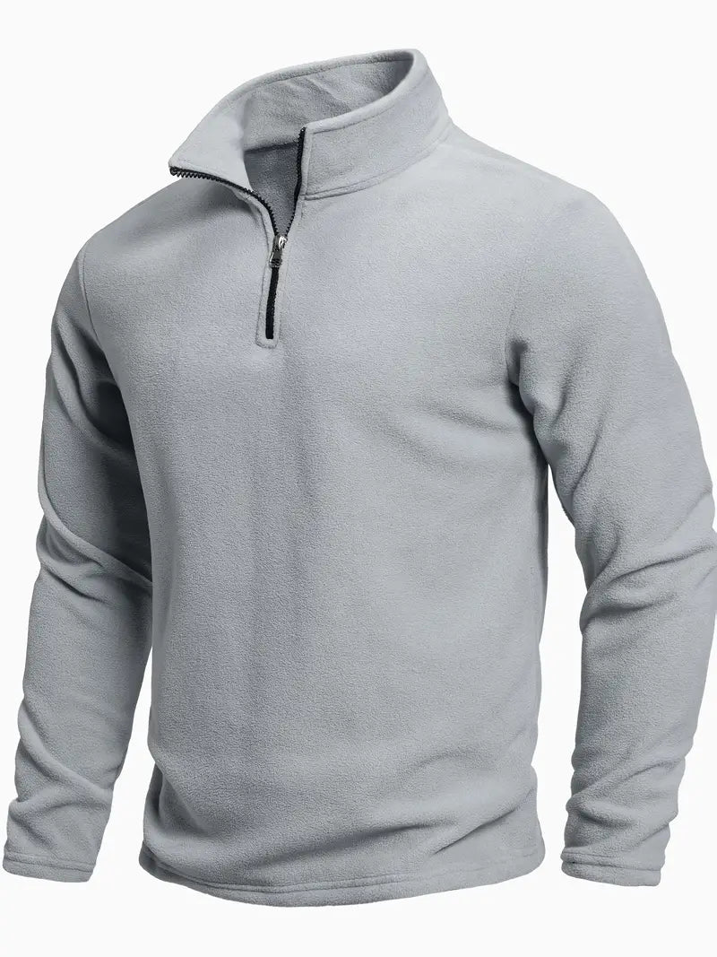 Camisola de manga comprida com fecho