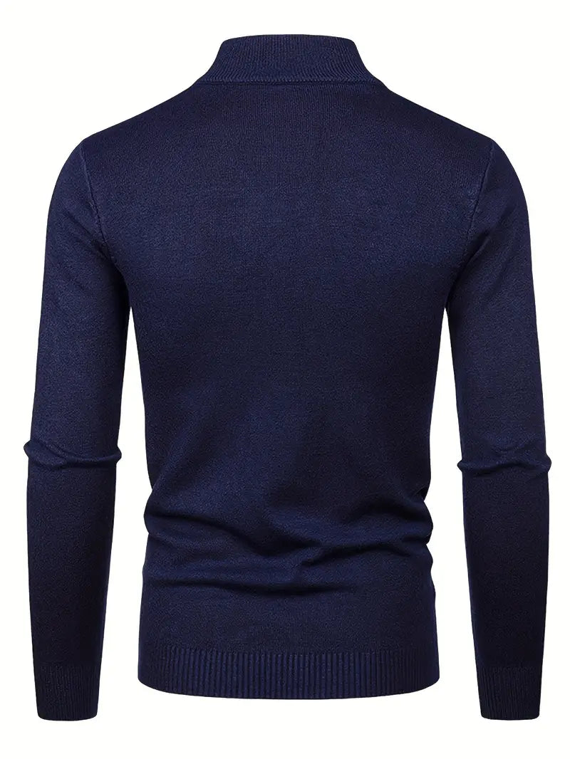 Camisola de gola alta elegante