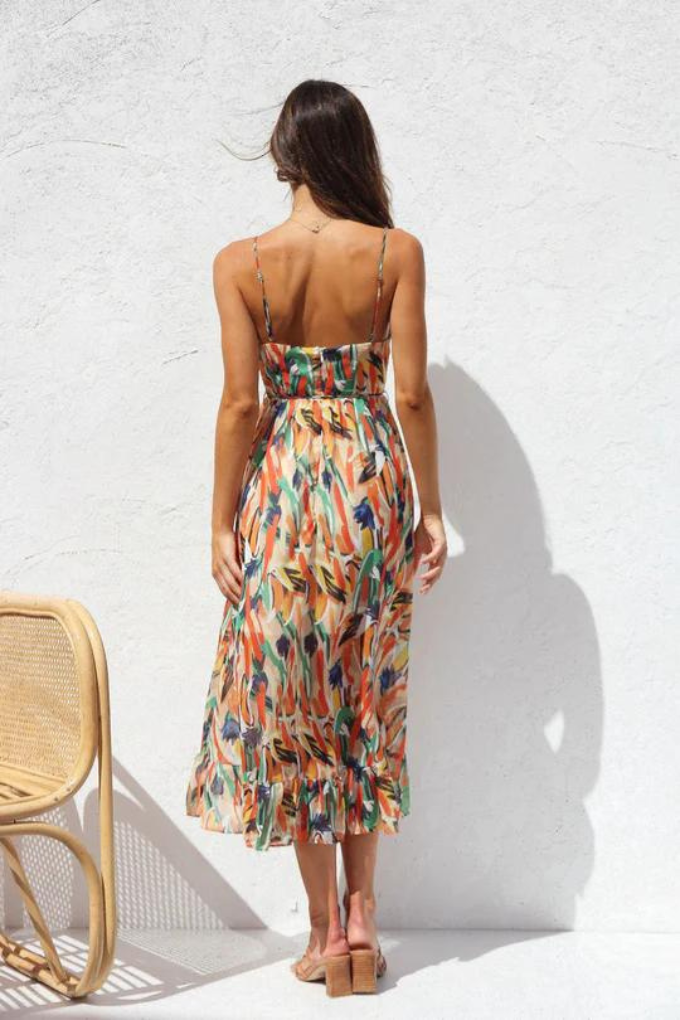 Vestido midi elegante
