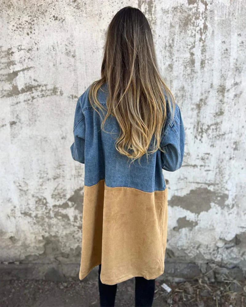 Casaco de malha elegante para mulher