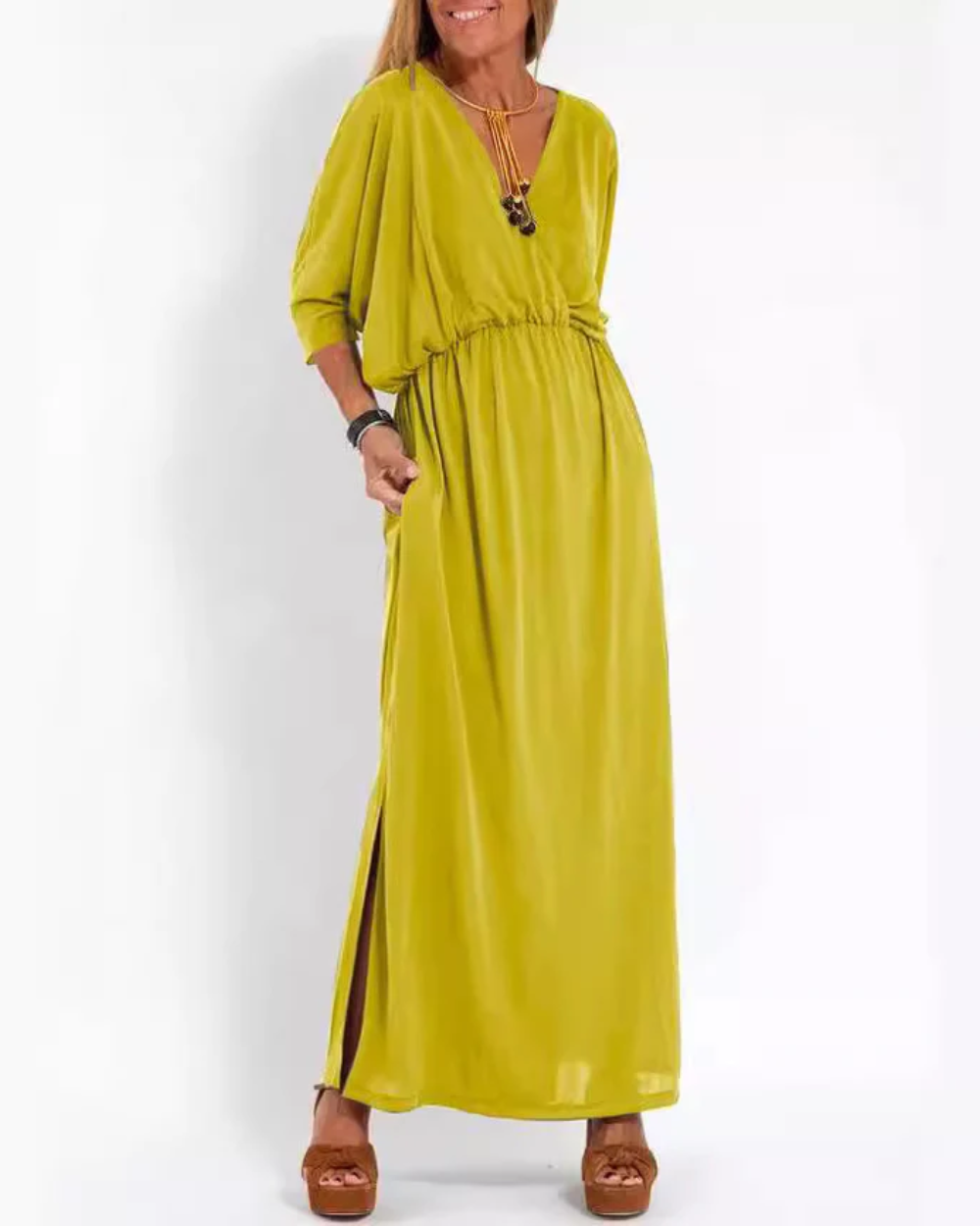 Vestido de primavera elegante