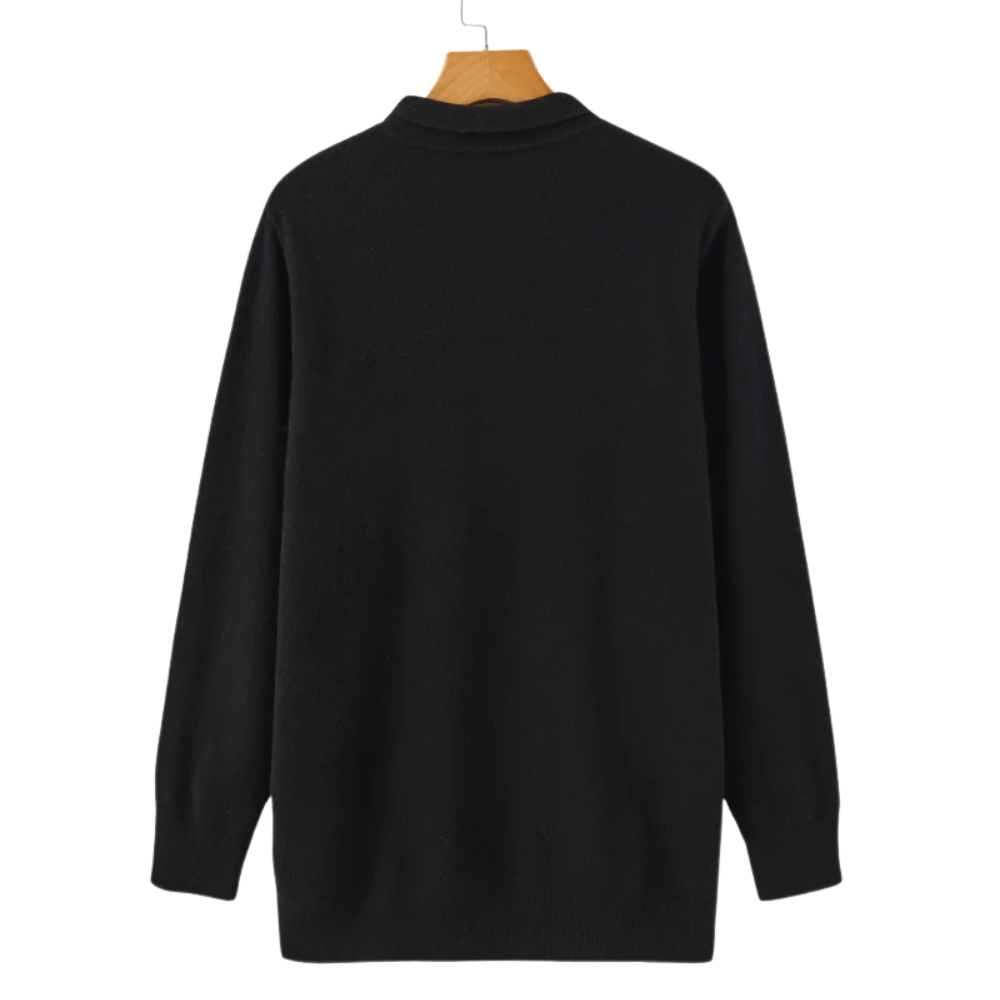 Camisa pólo 100% caxemira