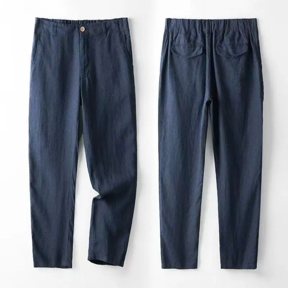 Conjunto de linho elegante