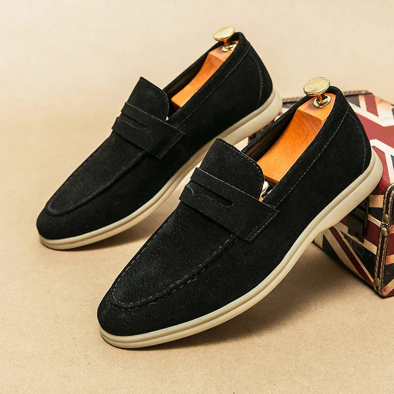 Mocassins de camurça Firenze Chic
