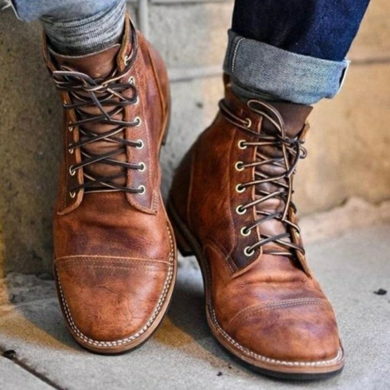 Botas de couro Silas