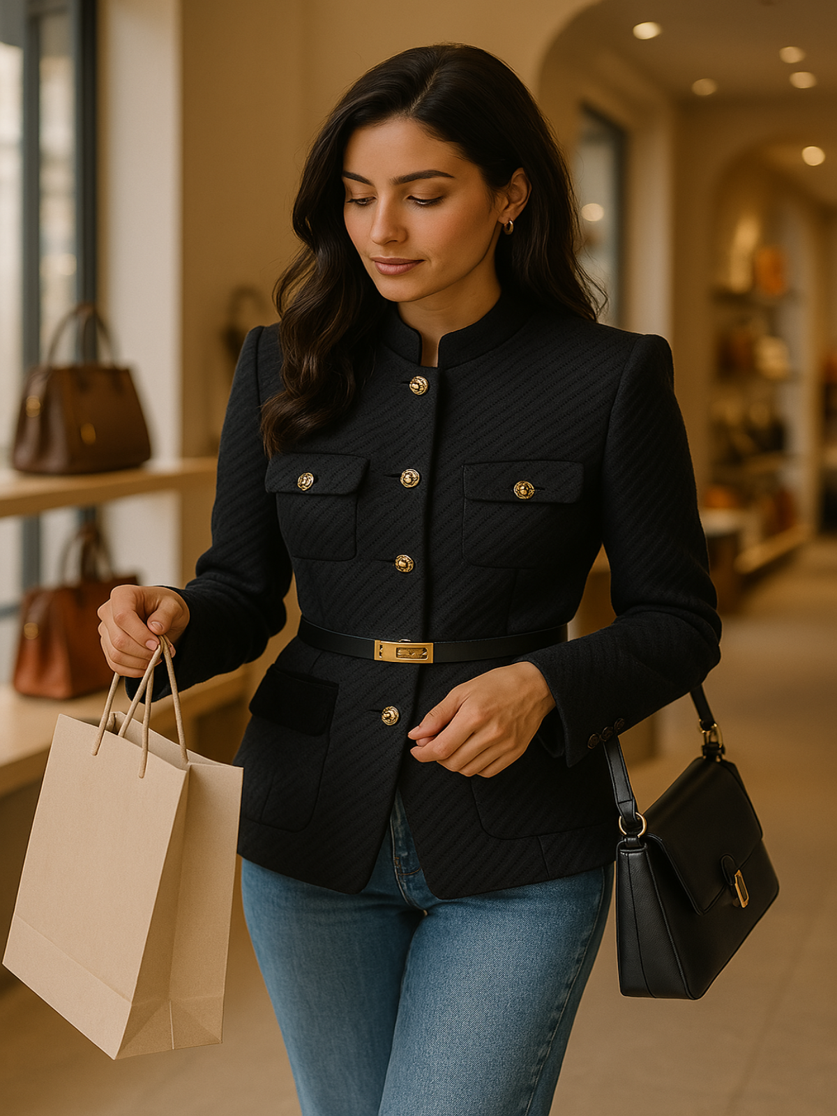Casaco elegante para mulher