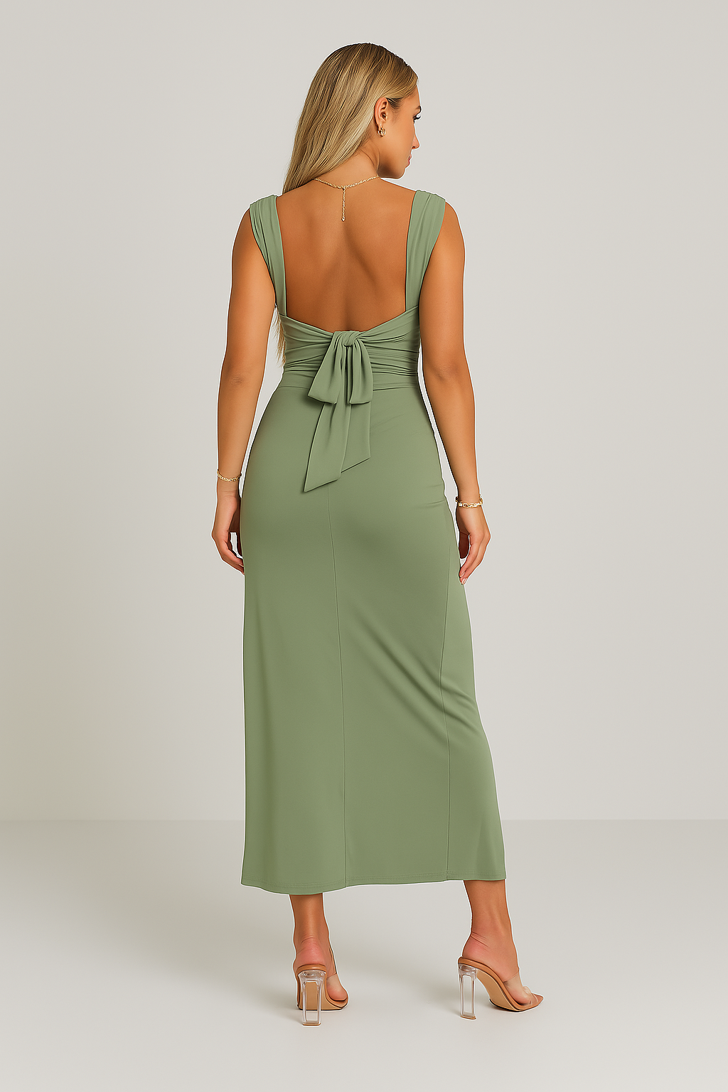 Vestido midi elegante