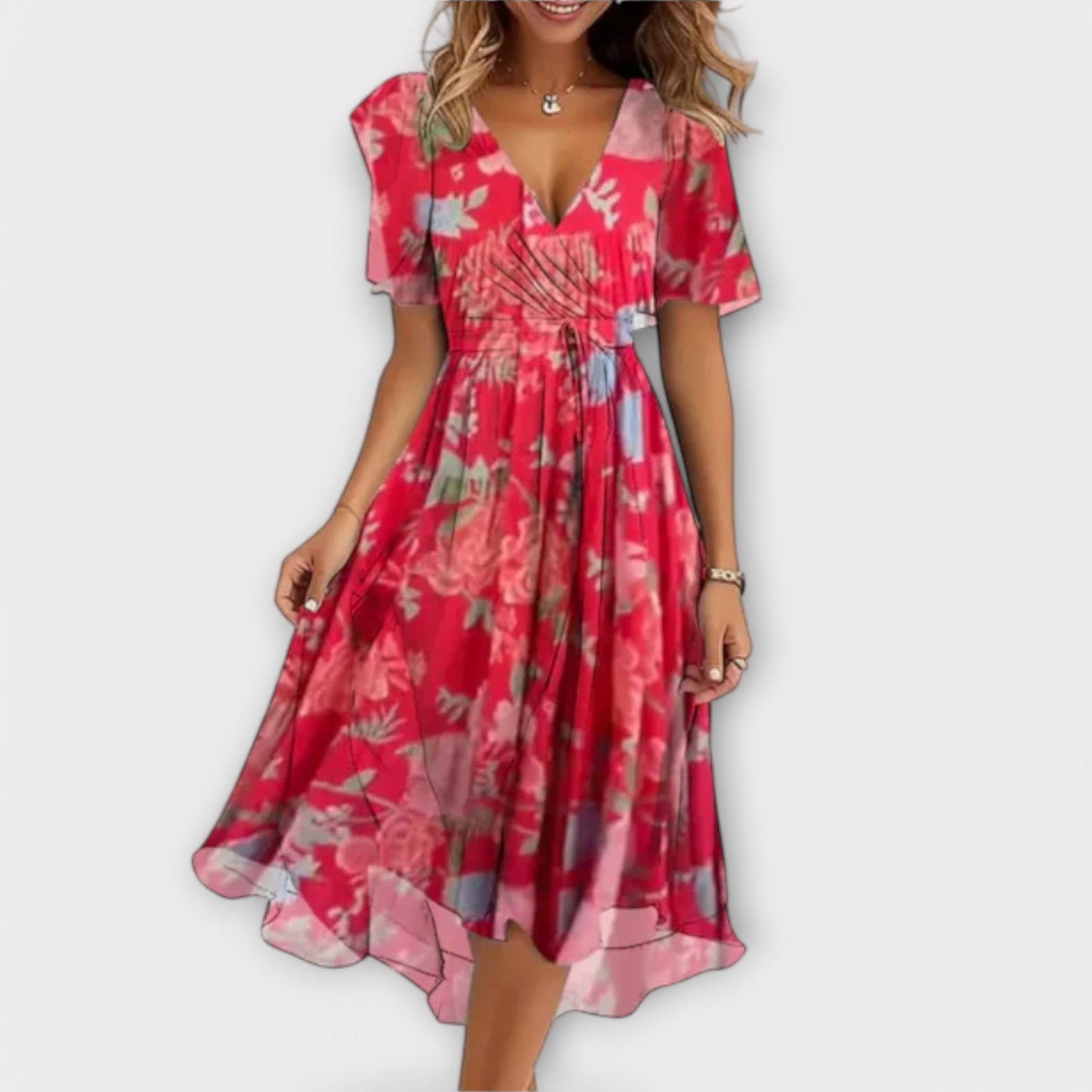 Vestido de mulher elegante
