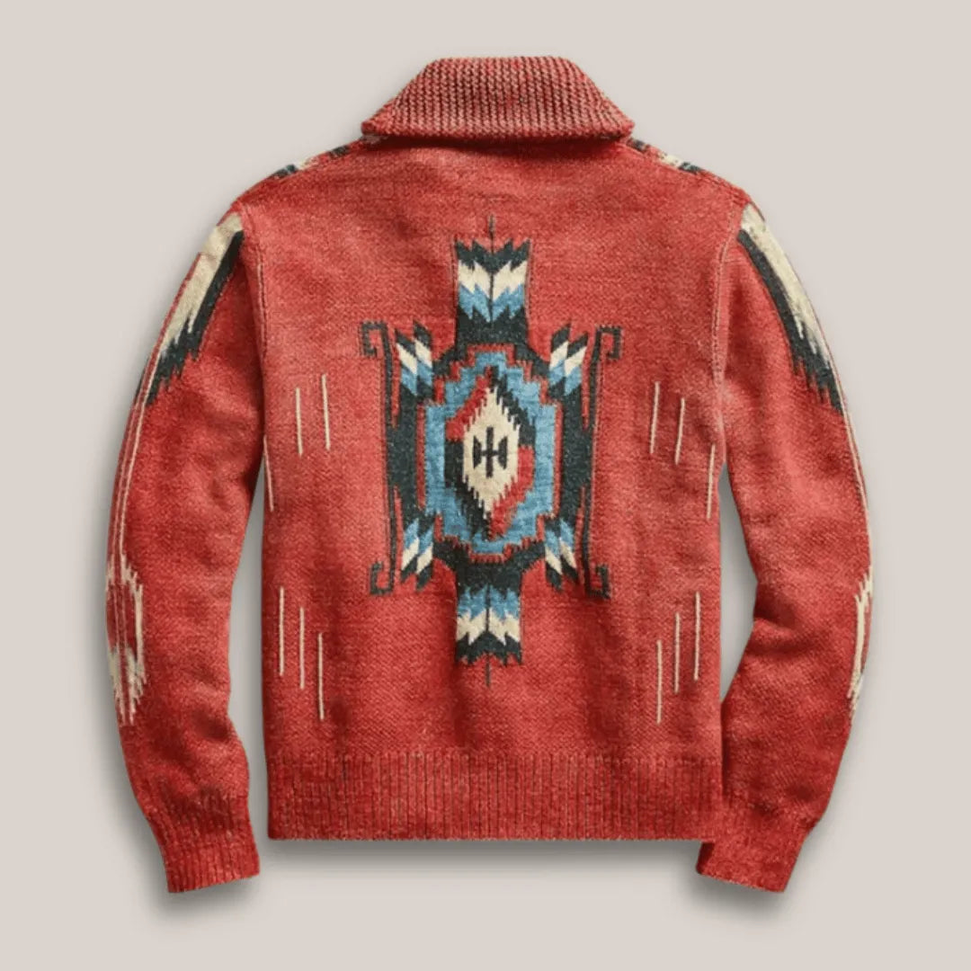 Casaco de lã de trama elegante