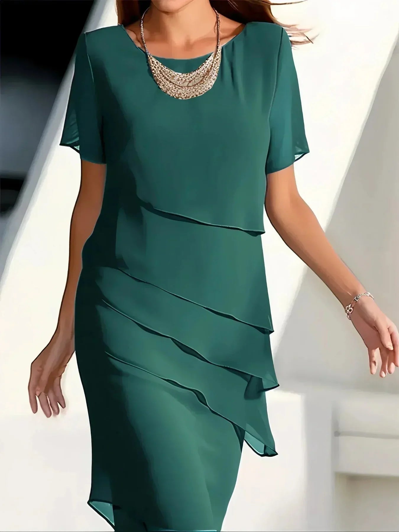 Vestido de mulher elegante