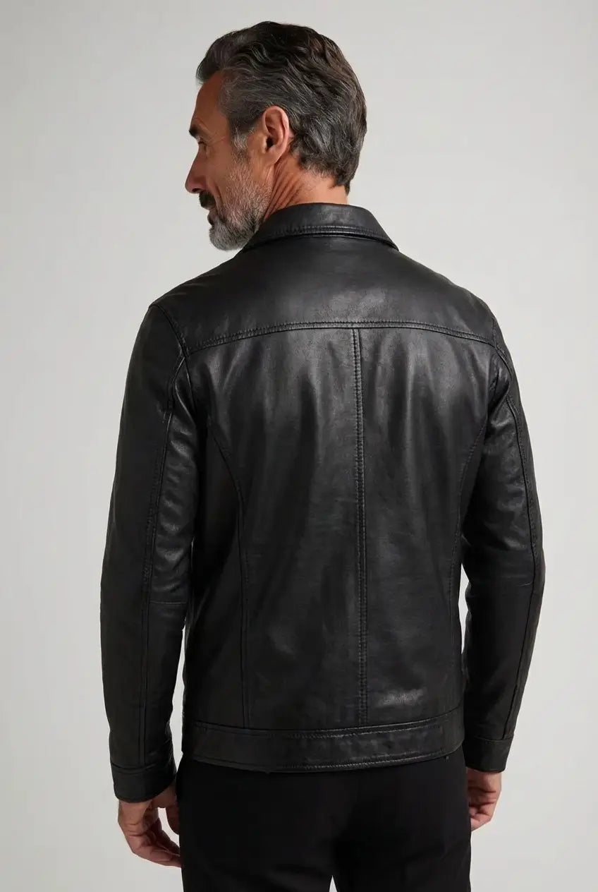 Givalli - Casaco de couro elegante