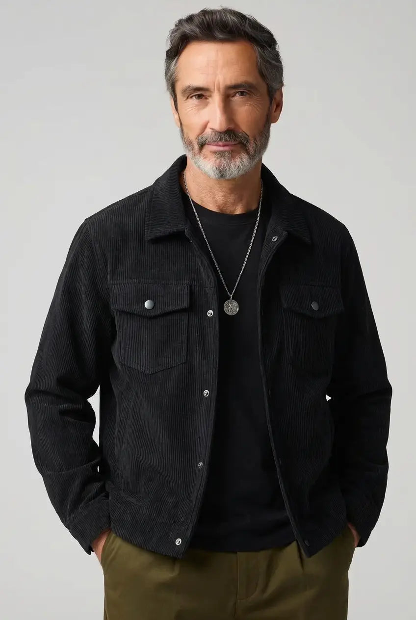 Givalli - Casaco de bombazina elegante