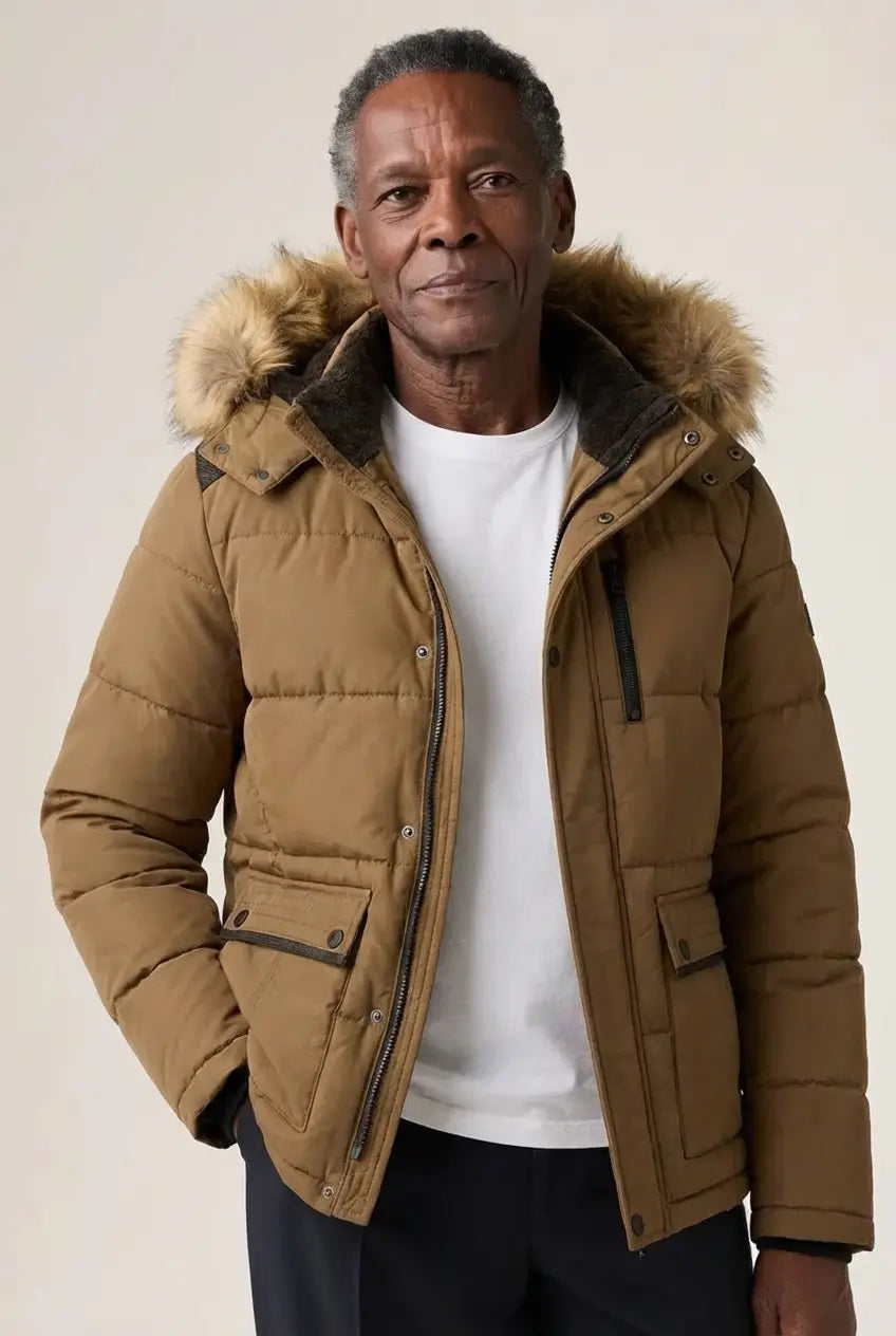 Givalli - Casaco de inverno elegante e acolchoado