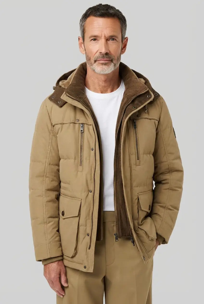 Givalli - Casaco de inverno acolchoado