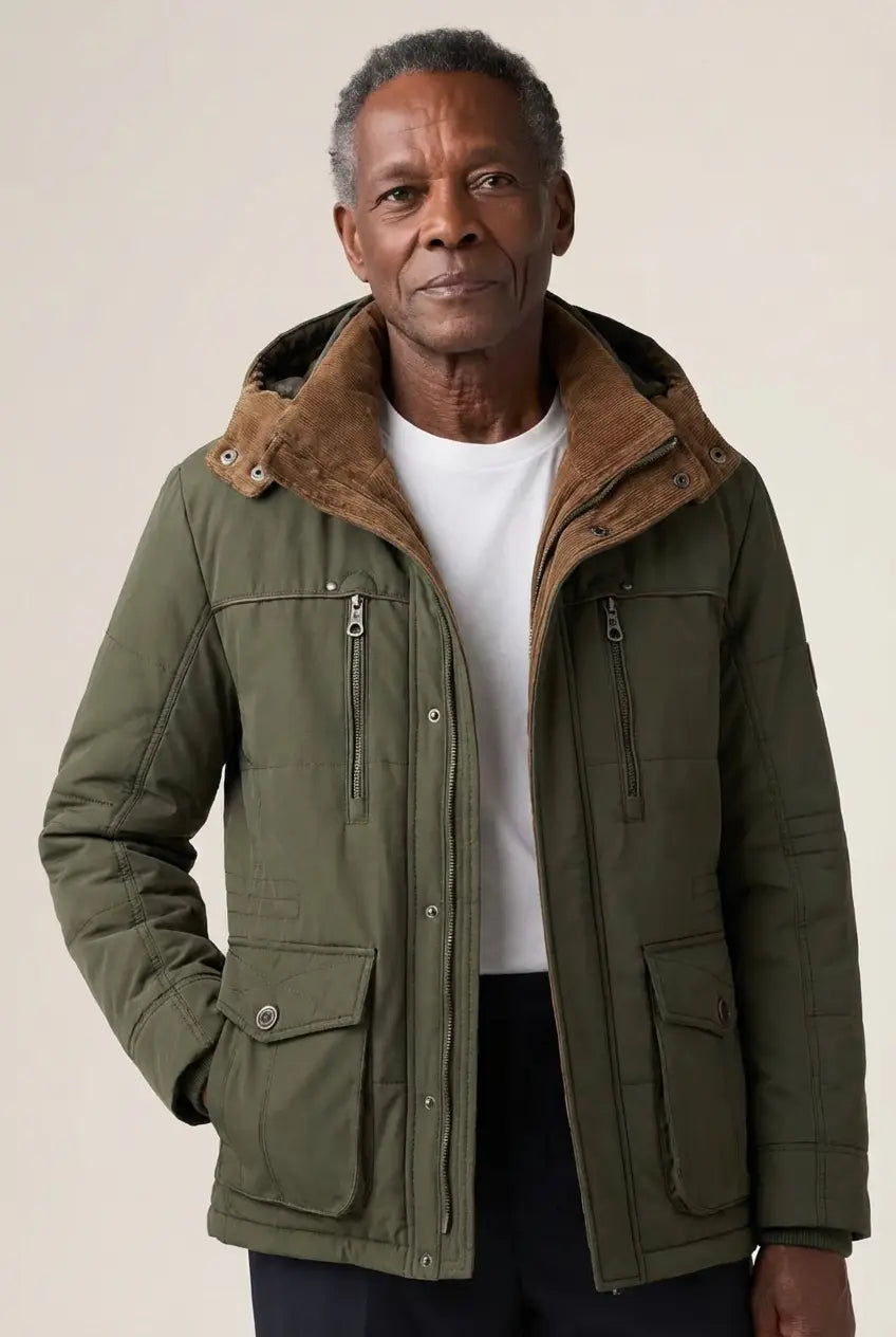 Givalli - Casaco de inverno acolchoado