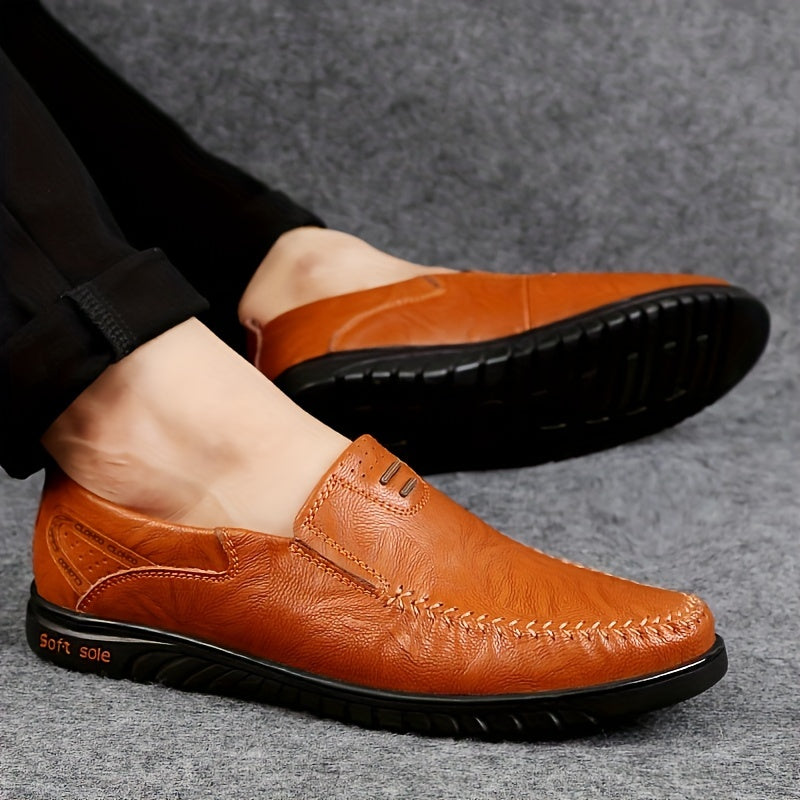 Mocassins elegantes em pele