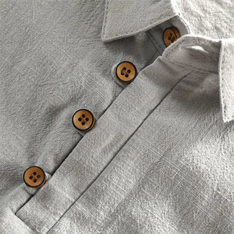 Camisa pólo em linho San Julian