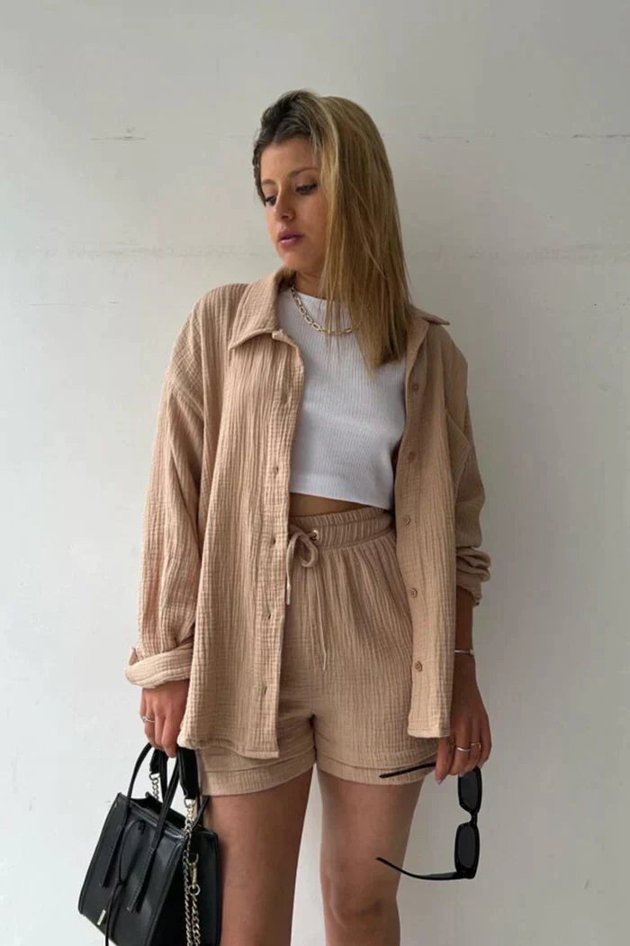Conjunto casual de verão