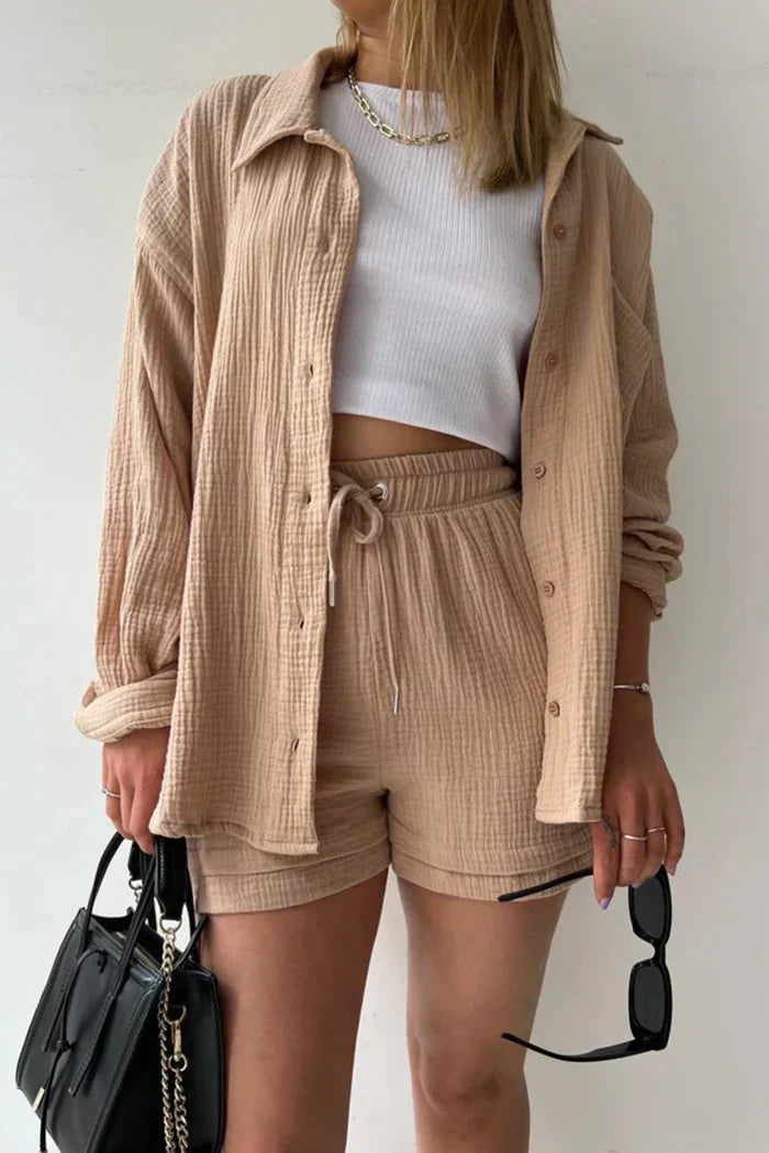 Conjunto casual de verão