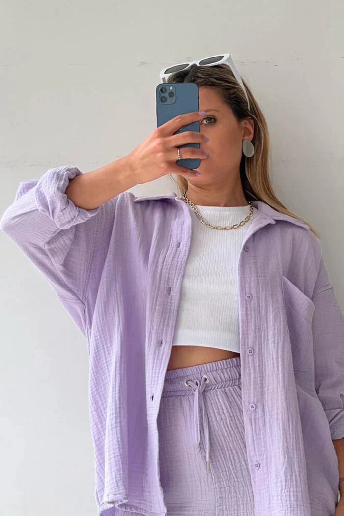 Conjunto casual de verão