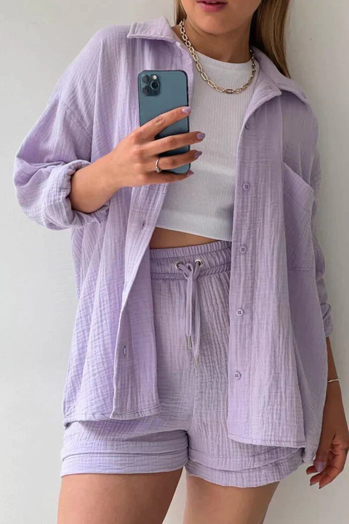 Conjunto casual de verão