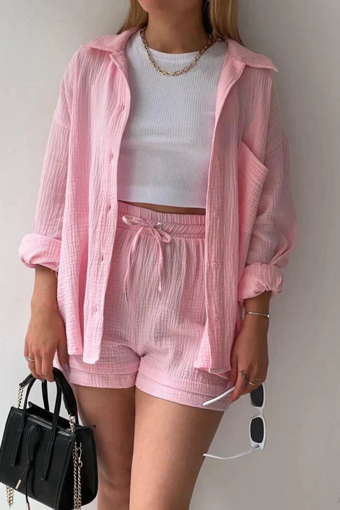 Conjunto casual de verão